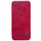 Flip Cover, Nillkin, Qin Series pentru Apple iPhone 5/5s/SE, rosu