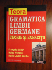 Gramatica limbii germane. Teorie si exercitii - F.Muller, H.Wencker (Teora,2007) foto