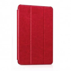 Flip cover, Hoco, Crystal Classic Series Leather Case for Galaxy Tab A 8.0?, pentru Samsung Galaxy Tab A 8.0?, Rosu foto