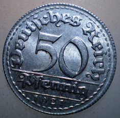 2.030 GERMANIA WEIMAR 50 PFENNIG 1921 D XF foto