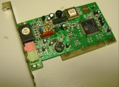 Modem intern Conexant RS56/SP-PCI, conector PCI foto