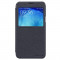 Flip Cover, Nillkin, Sparkle leather pentru Samsung Galaxy J7, negru