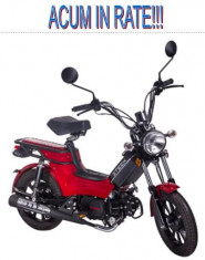 Moped, scuter pe BENZINA cu cadru de otel EEC ZT-35 BOXER foto