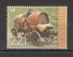 Slovenia.2003 Caruta de lemn MS.677 foto