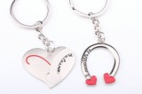 Set Breloc Pentru Cuplu / Indragostiti -I LOVE YOU - Inima + Potcoava