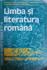 Limba si literatura romana. Manual pentru clasa a IX-a (1999) foto