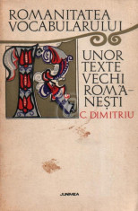 Romanitatea vocabularului unor texte vechi romanesti. Studiu statistic foto