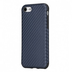 Carcasa, Hoco, Ultra thin series carbon fiber, pentru Apple iPhone 7 Plus, Albastru foto