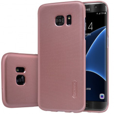 Carcasa, Nillkin, Super frosted shield, pentru Galaxy S7 Edge, rose gold foto