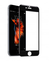 Tempered glass, Hoco, cu rama din polietilena neagra, pentru iPhone 6/6s foto