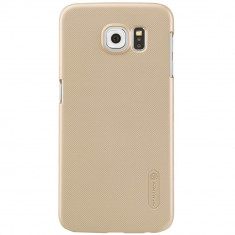 Carcasa, Nillkin, Super frosted shield, pentru Galaxy S6 Edge, gold foto