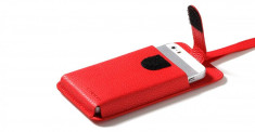 Pouch, Patchworks, iPhone Tag Pouch, pentru Apple iPhone 5/5s/SE, rosie foto