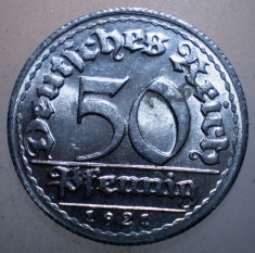 2.036 GERMANIA WEIMAR 50 PFENNIG 1921 D XF foto