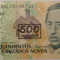 BRAZILIA - BANCNOTA 500 CRUZEIROS UNC