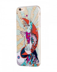 Flip Cover, Hoco, Element Series Mythology Painted , pentru Apple Iphone 6/6S, Mermaid (White) foto