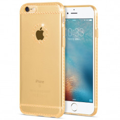 Carcasa, Hoco, Ice Crystal series pentru iPhone 6/6s +, gold foto