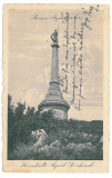 534 - BRASOV, Arpad Monument - old postcard, CENSOR - used - 1916, Circulata, Printata