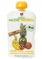 Piure de mere, banane, ananas si cocos BIO 100 g foto