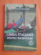 Limba italiana, pentru incepatori - Haritina Gherman / R3P4S foto