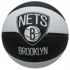 Oferta! Minge baschet Spalding NBA Brooklyn Nets - originala foto
