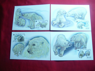 Set 4 Maxime - Fauna - Ursi Polari 1987 URSS foto