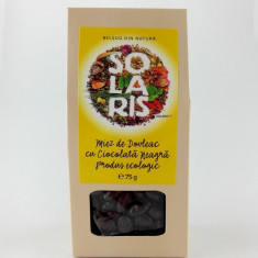 MIEZ DOVLEAC CU CIOCOLATA NEAGRA 75gr ECO SOLARIS foto