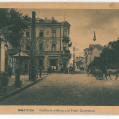 447 - CONSTANTA, Hotel Continental - old postcard - used - 1918