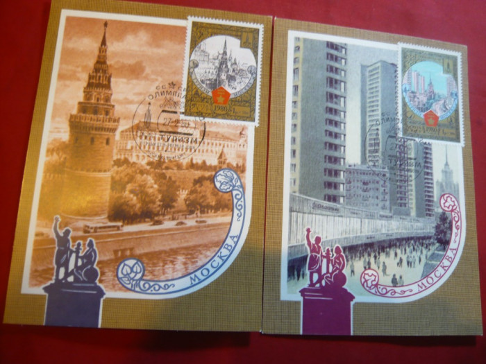 Set 2 Maxime Jocurile Olimpice de la Moscova (XIII) 1980 URSS