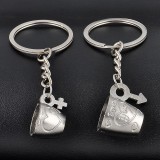 Cumpara ieftin Set Breloc Pentru Cuplu / Indragostiti - LOVE YOU- Cani 3D - Cana - Ceasca