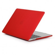 Husa Macbook 13.3 pro rosie noua materia plastic fin