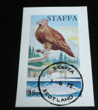 STAFFA (SCOTIA) 1972 &ndash; VULTUR AURIU, colita NDT stampilata, A9, Stampilat