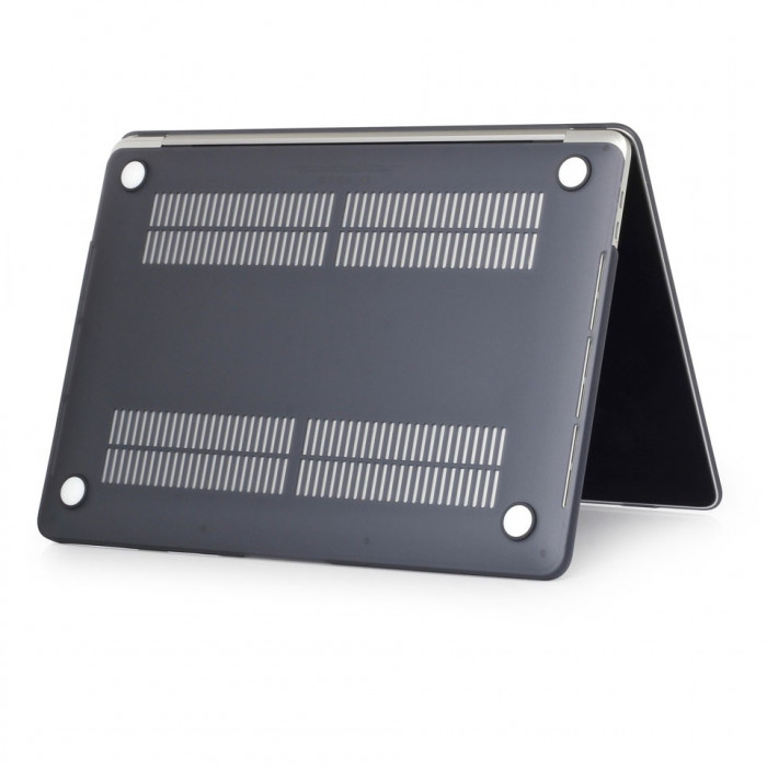 Husa Macbook 13.3 air neagra noua materia plastic fin
