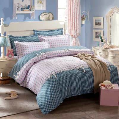 LENJERIE PAT DUBLA, 4 PIESE, 100% BUMBAC RANFORCE, 2023146, DESIGN LOVE HOUSE foto