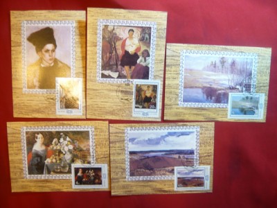Set 5 Maxime - Pictura 1983 URSS foto