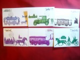 Set 6 Maxime - Mijloace de Transport Moscovite 1981 URSS