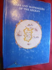 Album cu Harti vechi ale Bazinului Egeea -Eed.1985 Olkos- Atena - in limba engl.