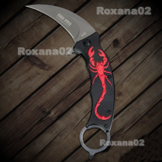 CUTIT. BRICEAG KARAMBIT. COLD STEEL Scorpio Tactic Force. Full METAL foto