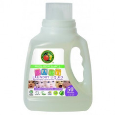 ECOS Baby -detergent lichid pentru bebelusi- musetel si lavanda, 1.5 l/50 spalari foto