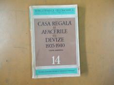 Casa regala si afacerile cu devize 1935 - 1940 C. Murgescu Bucuresti 1970 foto