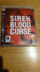PS3 Siren Blood curse - joc original by WADDER foto