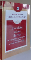 INVESTITIILE STRAINE DIRECTE de MARIA BIRSAN , SIMONA GABRIELA MASCA , 2012 foto