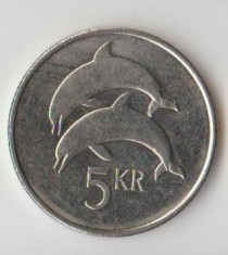 Moneda 5 kronur 2005 - Islanda foto