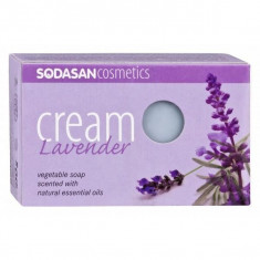 Sapun crema Bio lavanda 100 gr Sodasan foto