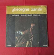 Vinil Gheorghe Zamfir Tresors Folkloriques Roumains II, disc vinil vechi foto