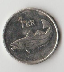 Moneda 1 krona 2003 - Islanda foto