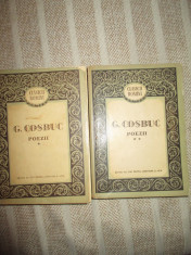 Poezii- George Cosbuc, Vol. 1, 2 ,an aparitie 1958 foto