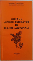 GHIDUL MICULUI CULEGATOR DE PLANTE MEDICINALE , 1982 foto