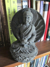 Statueta Buddha foarte decorativa, din Ghips. Marime: 17 cm foto