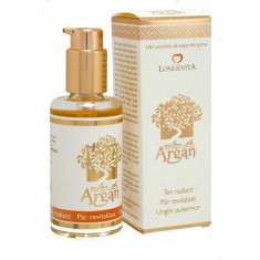 Ulei cosmetic de argan eco 100 ml Longevita foto