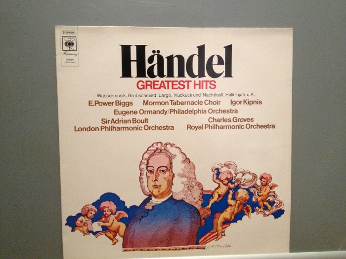 Handel - Greatest Hits - Philadelphia Orchestra(1972/CBS/HOLLAND) - VINIL/NM